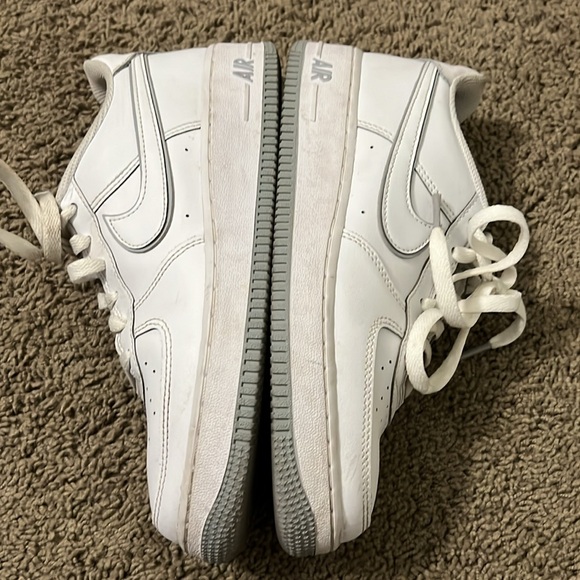 Air Force 1 GS 'White Wolf Grey' Y 6.5 W 8 - Picture 3 of 7